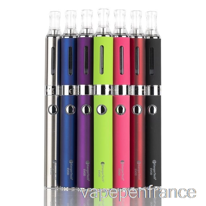 Kanger Evod Blister Kit 2pk - Stylo Vape Rouge
